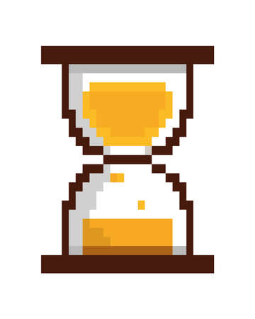 hourglass time pixel