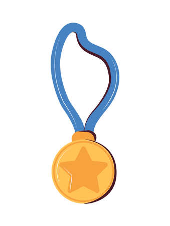 award medal starのイラスト素材