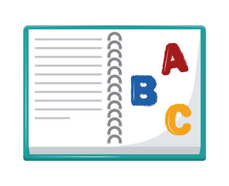 kindergarten book learnのイラスト素材