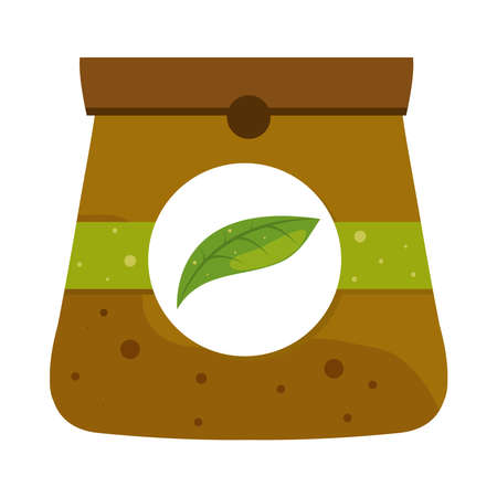 matcha tea packのイラスト素材