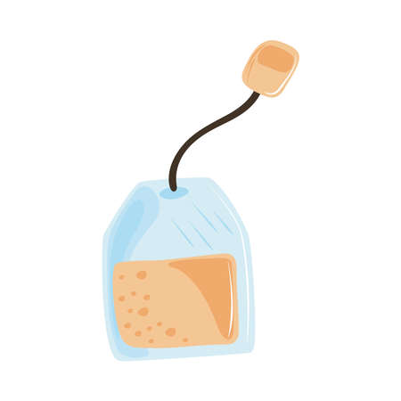 tea bag cartoonのイラスト素材