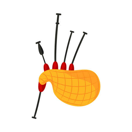 bagpipes music instrumentのイラスト素材