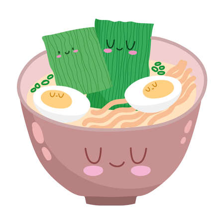 soup kawaii foodのイラスト素材