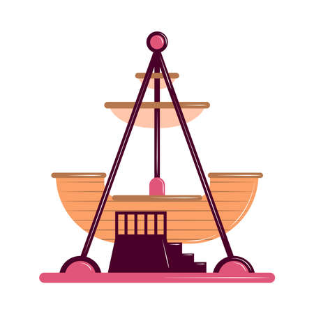pirate boat carnivalのイラスト素材