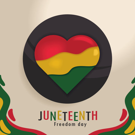 juneteenth freedom day celebrationのイラスト素材