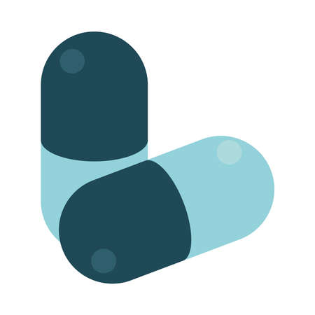 medical prescription capsulesのイラスト素材