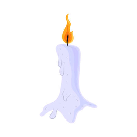burning candle iconのイラスト素材