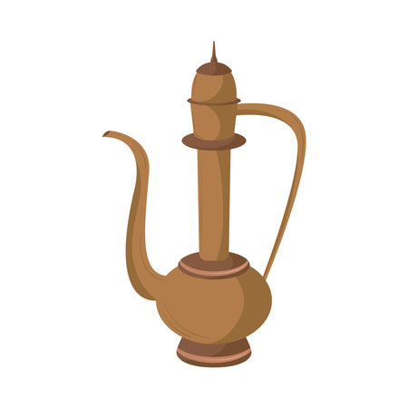 ancient teapot iconのイラスト素材