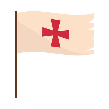 columbus day flagのイラスト素材