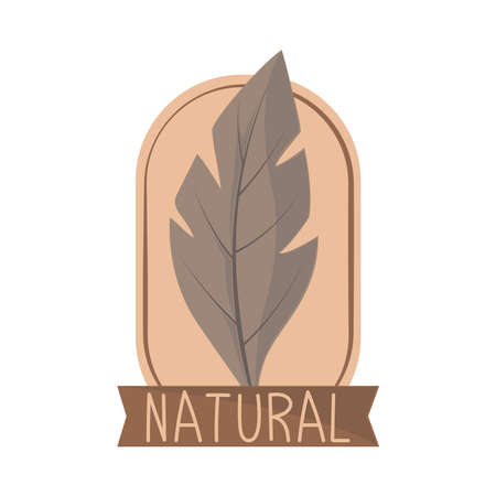 leaves sticker natureのイラスト素材