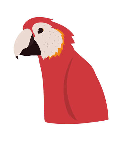 macaw bird iconのイラスト素材