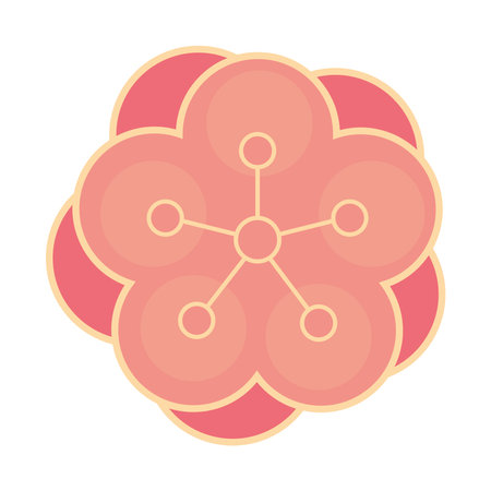 sakura traditional flowerのイラスト素材