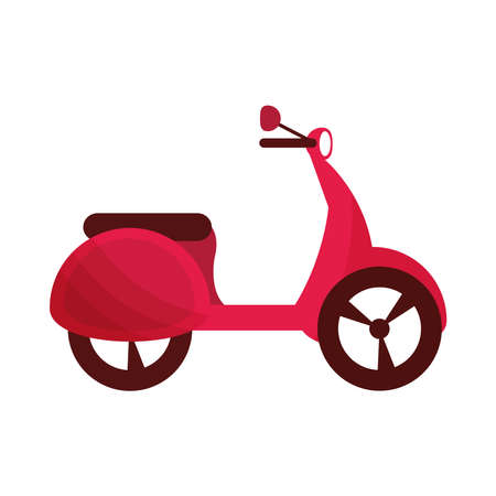 scooter transport iconのイラスト素材