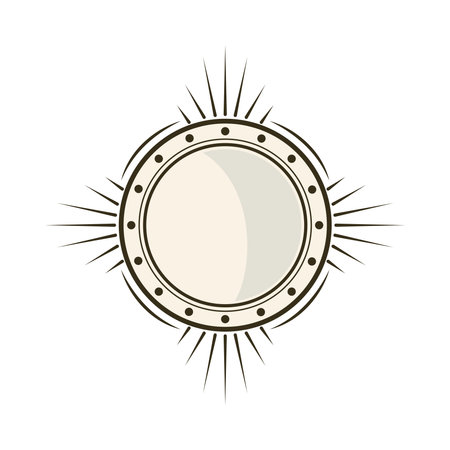 badge decoration roundのイラスト素材