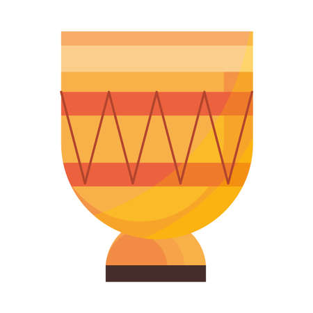african drum iconのイラスト素材