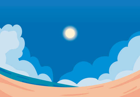 summer beach seaのイラスト素材