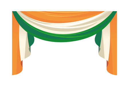 indian flag nationalのイラスト素材