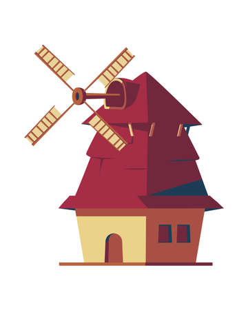 rural mill iconのイラスト素材