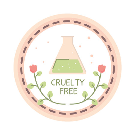 cruelty free organic labelのイラスト素材