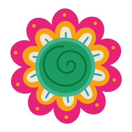 flower nature cartoonのイラスト素材