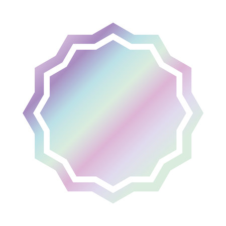 holographic gradient styleのイラスト素材