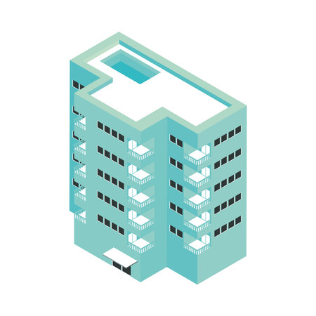 modern tower cityのイラスト素材