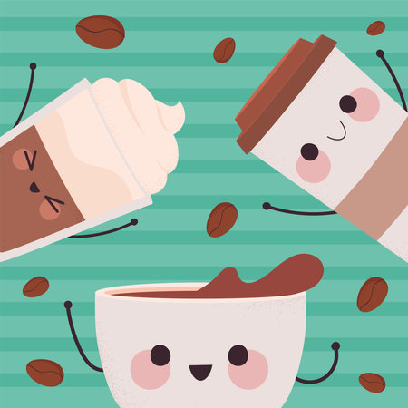 international coffee day, backgroundのイラスト素材