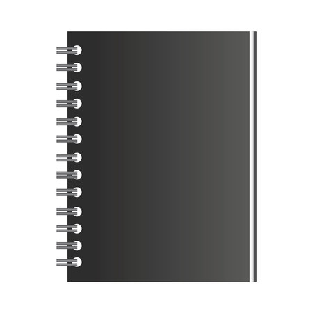 mockup notebook stationeryのイラスト素材