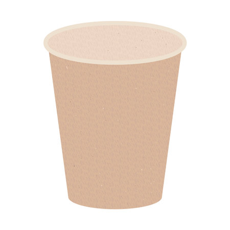 eco disposable cupのイラスト素材