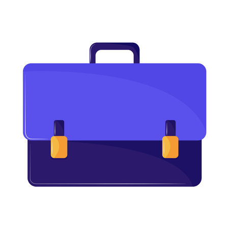 business briefcase iconのイラスト素材