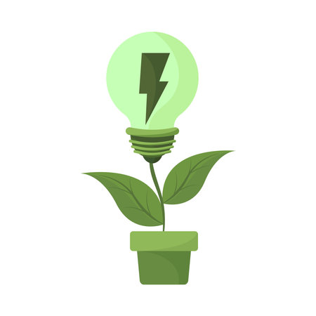 plant green energyのイラスト素材