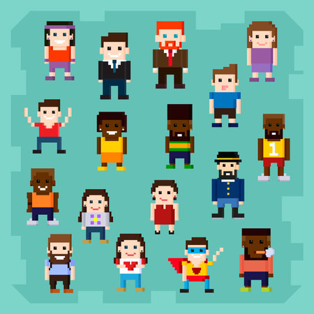set people pixel 8 bit