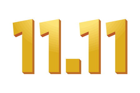 11 11 shopping day specialのイラスト素材