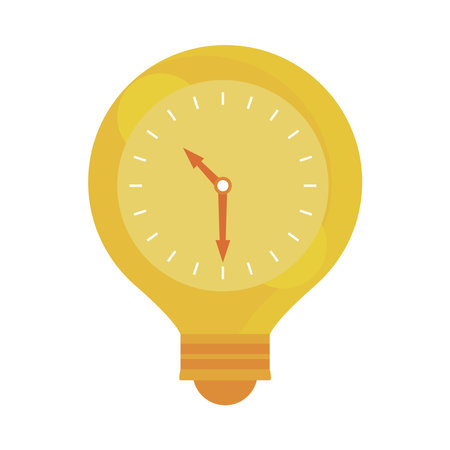 time clock in bulbのイラスト素材