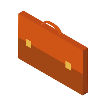 isometric business briefcaseのイラスト素材