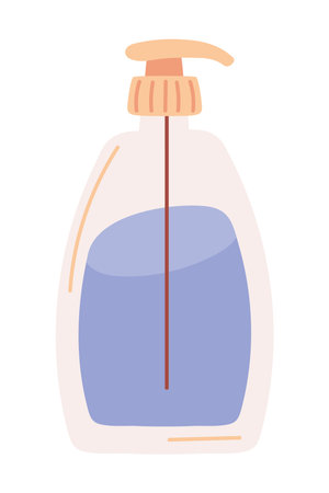 dispenser bottle laundryのイラスト素材