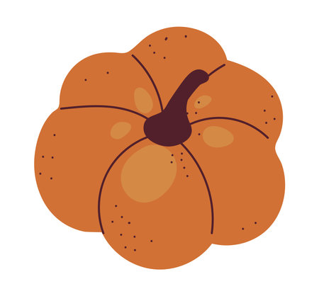 pumpkin food iconのイラスト素材