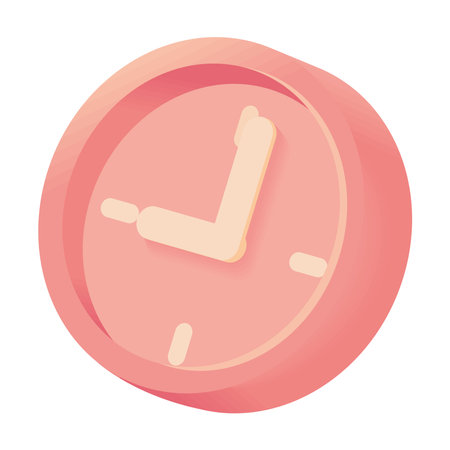 clock time app, 3d iconのイラスト素材