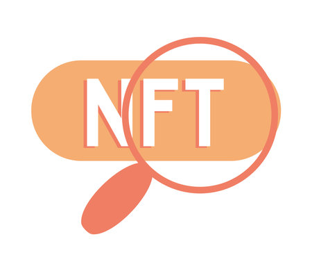 NFT Searching iconのイラスト素材