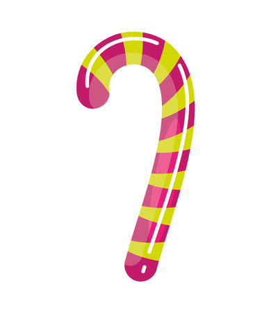 candy cane iconのイラスト素材