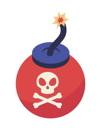 cyber security attack dangerのイラスト素材