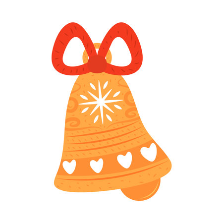 bell christmas iconのイラスト素材