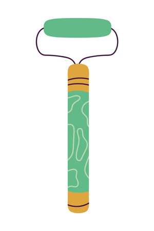 face massage rollerのイラスト素材