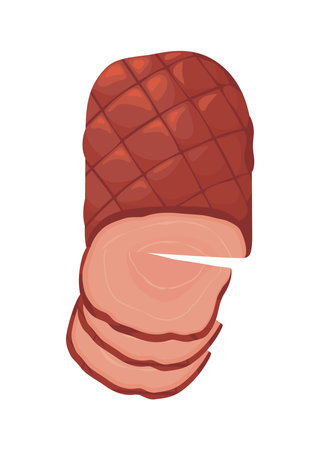 pork tenderloin iconのイラスト素材