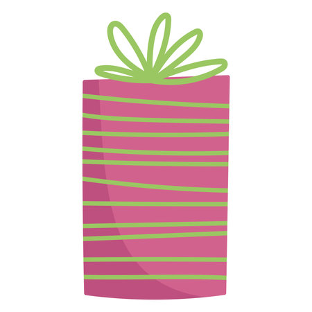 striped gift boxのイラスト素材