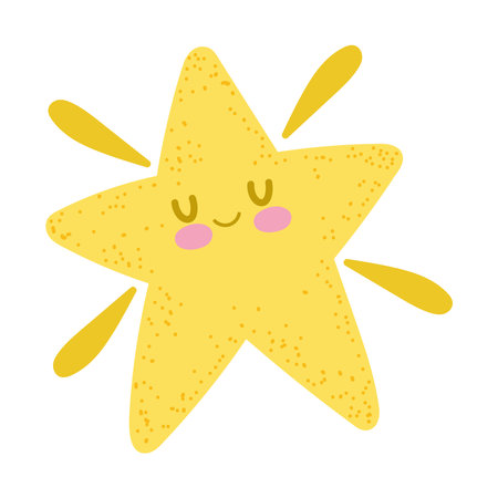 cartoon star cuteのイラスト素材