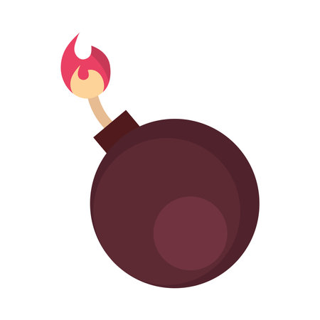 bomb attack iconのイラスト素材