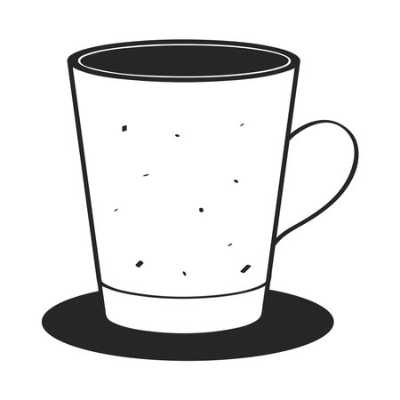 ceramic coffee cupのイラスト素材