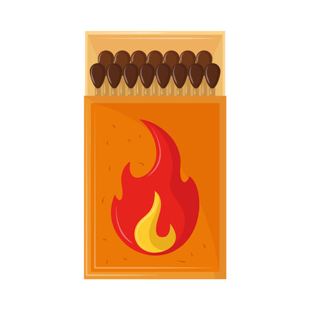 matchbox icon isolatedのイラスト素材