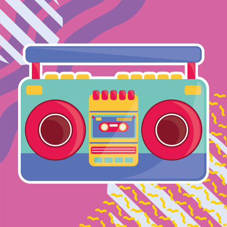 radio music retroのイラスト素材